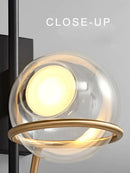 GobekUsa Glass Ball Pendant Light Fixture for Luxury Living Room Decor