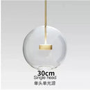 GobekUsa Glass Chandelier: Nordic-Italian LED Pendant Light for Living & Dining Room