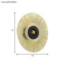GobekUsa Modern Laser-Cut Disk Wall Sconce with LED Lighting in Gold