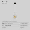 Glass Wall Lamp LED Modern Style For Bedroom Living Room Corridor