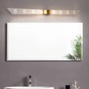 GobekUsa Modern Gold LED Vanity Sconce Light for Bathroom - Acrylic Geometric Wall Lighting Idea