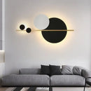 GobekUsa LED Wall Lamp Modern Nordic Minimalist Black White Bedroom Living Room