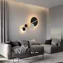GobekUsa LED Wall Lamp Modern Nordic Minimalist Black White Bedroom Living Room