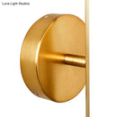 GobekUsa Modern Gold and Black LED Wall Sconce for Bathrooms