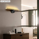 GobekUsa Gold Metal Linear LED Wall Mount Light Fixture for Corridor - Modern Sconce Lighting