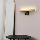 GobekUsa Gold Metal Linear LED Wall Mount Light Fixture for Corridor - Modern Sconce Lighting
