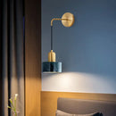 GobekUsa Marble LED Wall Light - Simplicity in Drum Shape