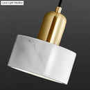 GobekUsa Marble LED Wall Light - Simplicity in Drum Shape