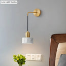 GobekUsa Marble LED Wall Light - Simplicity in Drum Shape