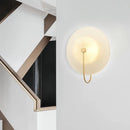 GobekUsa Gold Metal Wall Lamp with Postmodern Design and 1 Light for Living Rooms