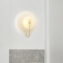 GobekUsa Gold Metal Wall Lamp with Postmodern Design and 1 Light for Living Rooms