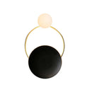 GobekUsa Gold Metal Wall Lamp with Postmodern Design and 1 Light for Living Rooms