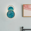 GobekUsa Gold Metal Wall Lamp with Postmodern Design and 1 Light for Living Rooms