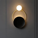 GobekUsa Gold Metal Wall Lamp with Postmodern Design and 1 Light for Living Rooms