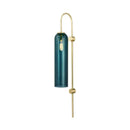 GobekUsa Gold Metal Wall Lamp with Postmodern Design and 1 Light for Living Rooms