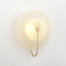 GobekUsa Gold Metal Wall Lamp with Postmodern Design and 1 Light for Living Rooms