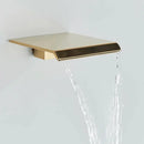 GobekUsa Black Digital Shower Faucet Set with Rainfall Head and All-Metal Mixer Display