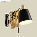 GobekUsa Modern Metallic Gold Wall Mount Sconce Lamp with Barrel Shade