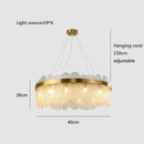 GobekUsa Glass Chandelier for Ceiling: Elegant Lighting Solution for Dining Table