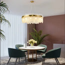 GobekUsa Glass Chandelier for Ceiling: Elegant Lighting Solution for Dining Table