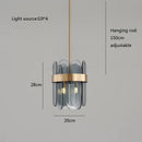GobekUsa Glass Chandelier for Ceiling: Elegant Lighting Solution for Dining Table