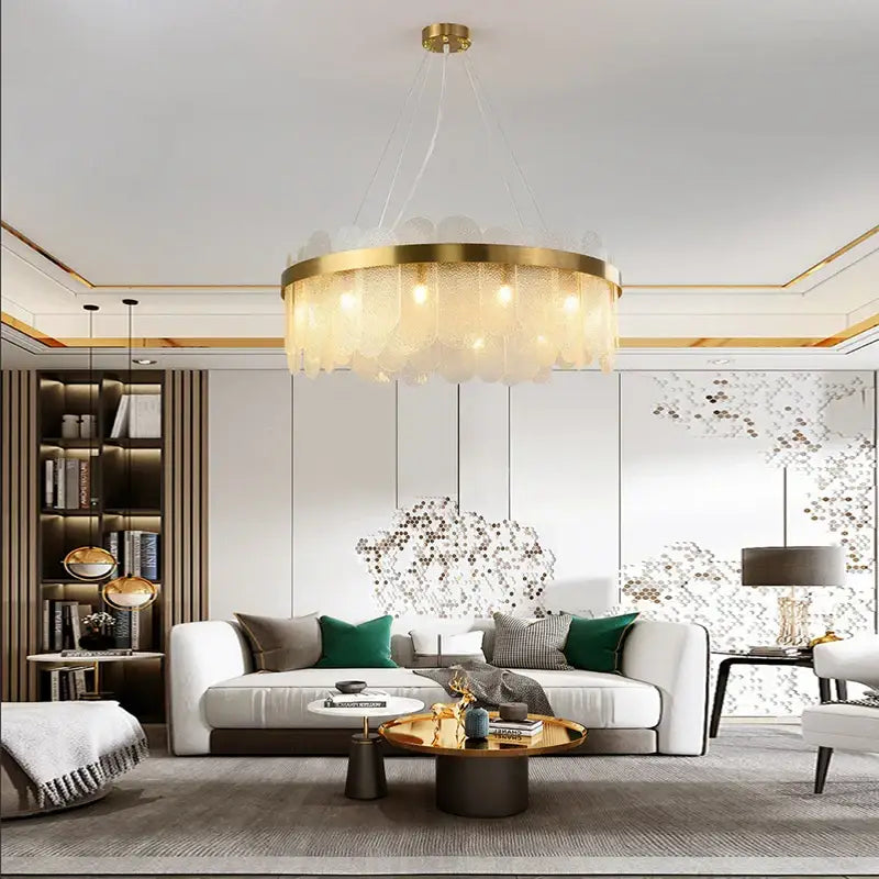 GobekUsa Glass Chandelier for Ceiling: Elegant Lighting Solution for Dining Table, photo 5 of 22