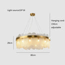 GobekUsa Glass Chandelier for Ceiling: Elegant Lighting Solution for Dining Table