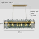 GobekUsa Glass Chandelier for Ceiling: Elegant Lighting Solution for Dining Table