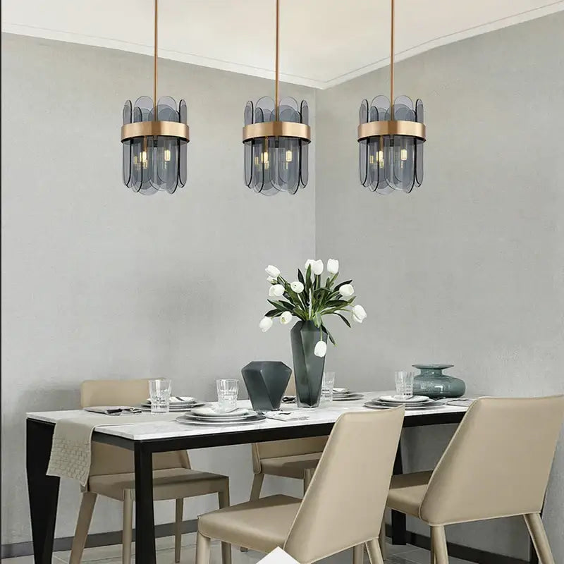 GobekUsa Glass Chandelier for Ceiling: Elegant Lighting Solution for Dining Table, photo 3 of 22