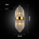 GobekUsa Crystal LED Wall Sconce Light for Bedroom and Corridor