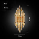 GobekUsa Crystal LED Wall Sconce Light for Bedroom and Corridor