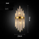 GobekUsa Crystal LED Wall Sconce Light for Bedroom and Corridor