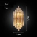 GobekUsa Crystal LED Wall Sconce Light for Bedroom and Corridor
