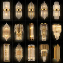 GobekUsa Crystal LED Wall Sconce Light for Bedroom and Corridor