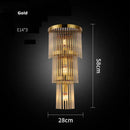 GobekUsa Crystal LED Wall Sconce Light for Bedroom and Corridor