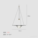 GobekUsa Clear Glass Pendant Lights - Modern Nordic LED Bedroom & Restaurant Light