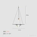 GobekUsa Clear Glass Pendant Lights - Modern Nordic LED Bedroom & Restaurant Light