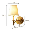 GobekUsa Copper Wall Lamp: Modern, Elegant Lighting for Home, Hotel, or Office