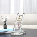 GobekUsa Crystal Staircase Statue: Golden Man Climbing Handicrafts Glass Home Decor