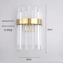 GobekUsa Crystal Wall Light: Modern Nordic Sconces Indoor Lighting for Living Room Bedroom