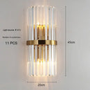 GobekUsa Crystal Wall Light: Modern Nordic Sconces Indoor Lighting for Living Room Bedroom