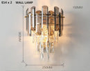 GobekUsa Gray/Clear Crystal K9 LED Pendant Lamp for Modern Luxury Living Room