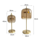 GobekUsa Glass Table Lamp: Modern Nordic Design for Bedroom Living Room Decor