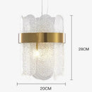 GobekUsa Gray Glass Wall Lamp - Modern Living Room Decor Sconce Light