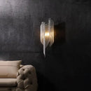 GobekUsa Gray Glass Wall Lamp - Modern Living Room Decor Sconce Light
