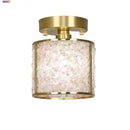 GobekUsa Column Glass Crystal Ceiling Light for Nordic Modern Home Decor