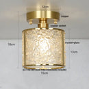 GobekUsa Column Glass Crystal Ceiling Light for Nordic Modern Home Decor