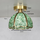 GobekUsa Column Glass Crystal Ceiling Light for Nordic Modern Home Decor