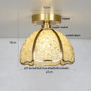 GobekUsa Column Glass Crystal Ceiling Light for Nordic Modern Home Decor