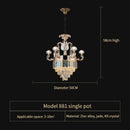 GobekUsa Crystal Candle Chandelier: Modern European Living Room Lighting